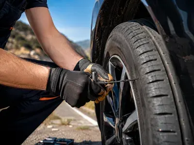 Lastik tamiri için servis ekipmanı